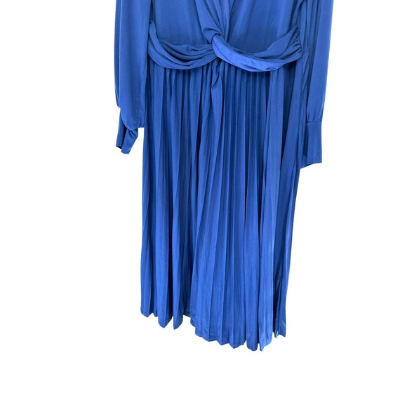 Eloquii Knot Front Pleated Skirt Dress Size 22 Style 124 7592 049 - Picture 8 of 14